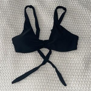 xs black bikini top
